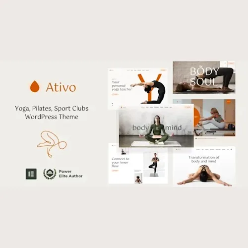Ativo – Pilates Yoga WordPress Theme