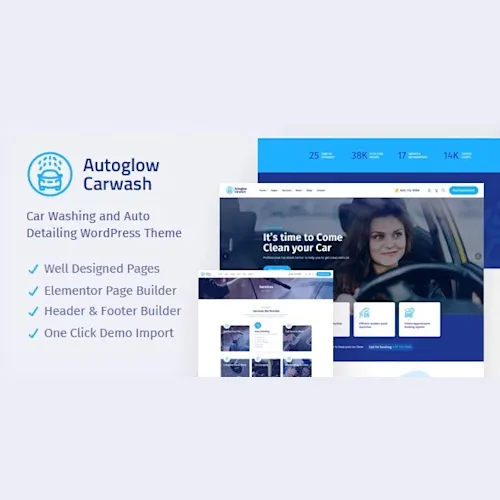Autoglow - Car Wash WordPress Theme