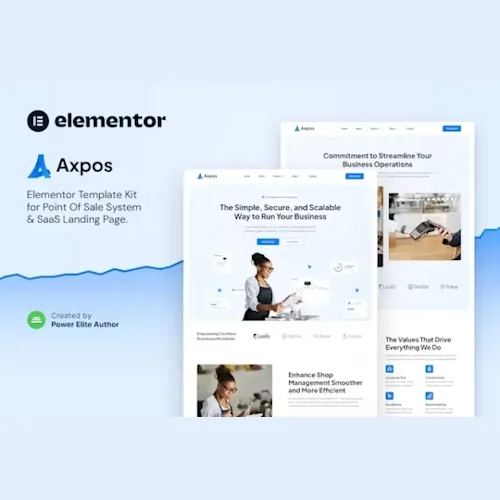 Axpos – Point Of Sale Software Elementor Template Kit