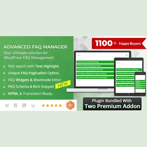 BWL Advanced FAQ Manager WordPress Plugin