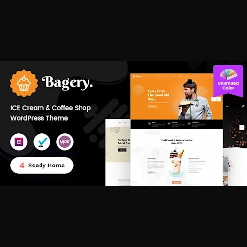 Bagery - Ice Cream Shop WordPress Theme