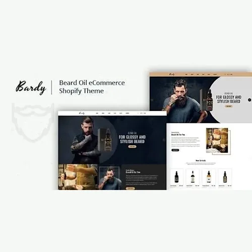 Bardy – Beard Oil Shopify Theme with RTL Support