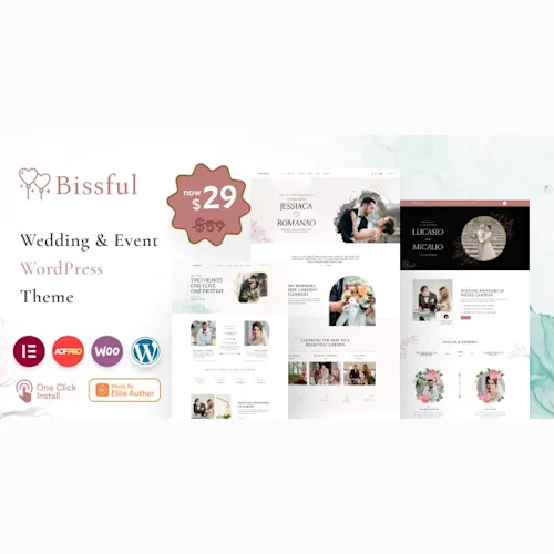 Bissful - Wedding & Event WordPress Theme