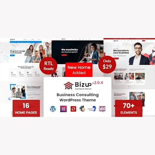Bizup - Business Consulting WordPress Theme