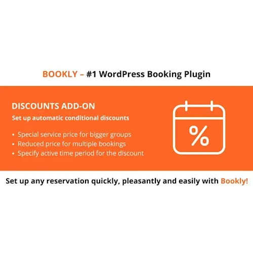 Bookly Discounts – Flexible Booking Discounts Plugin
