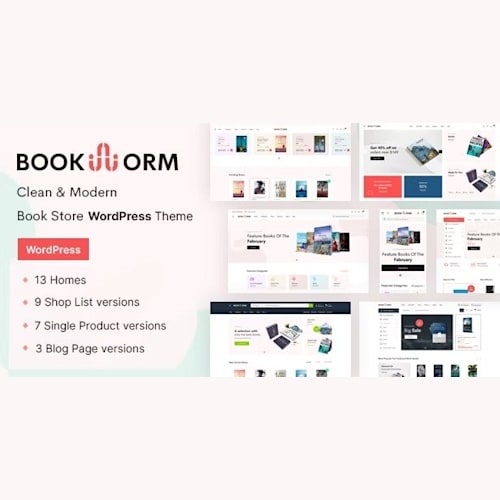 Bookworm – Bookstore & Bookshop WooCommerce Theme