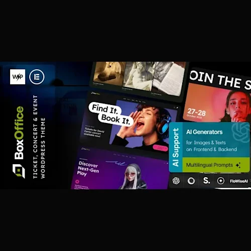 BoxOffice - Ticket, Concert & Event WordPress Theme