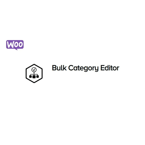 Bulk Category Editor for WooCommerce