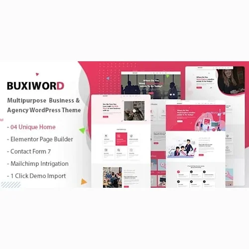 Buxiword - Digital Agency WordPress Theme