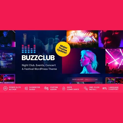 Buzz Club – Night Club, DJ & Music Festival Event WordPress Theme