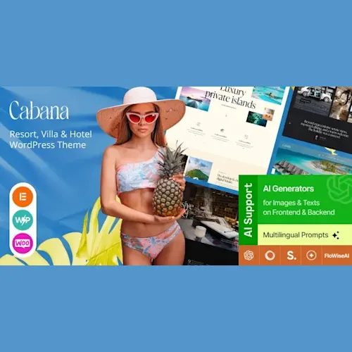 Cabana - Resort, Villa & Hotel WordPress Theme