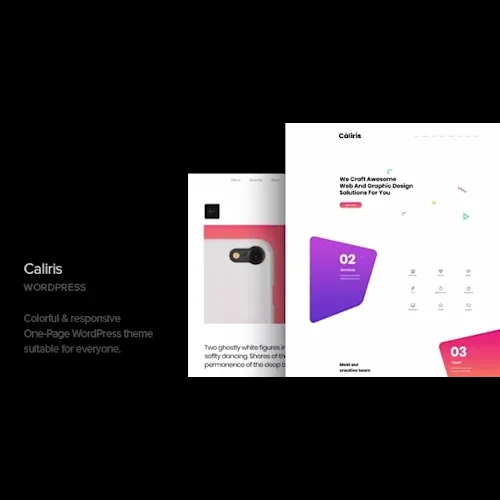 Caliris - Responsive One Page WordPress Theme