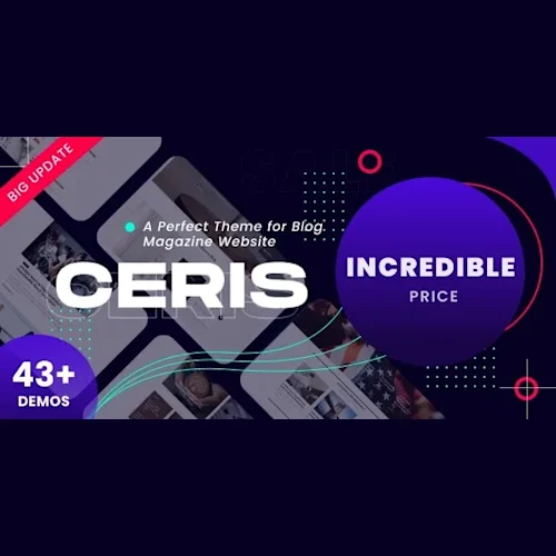Ceris – Magazine & Blog WordPress Theme