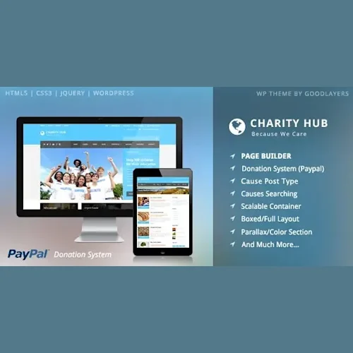 Charity Hub - Nonprofit Fundraising WordPress Theme