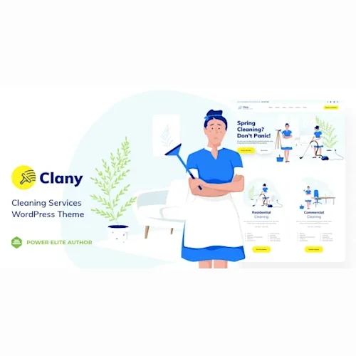 Clany – Cleaning Services WordPress Theme