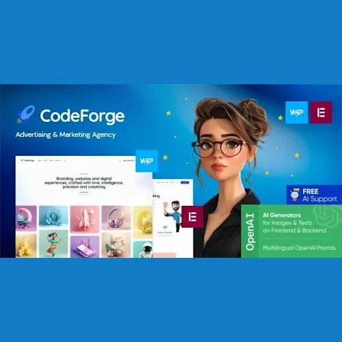 CodeForge - IT Company WordPress Theme
