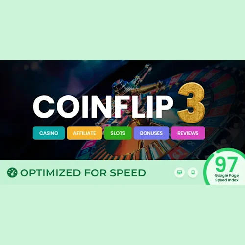 Coinflip – Casino Affiliate & Gambling Theme