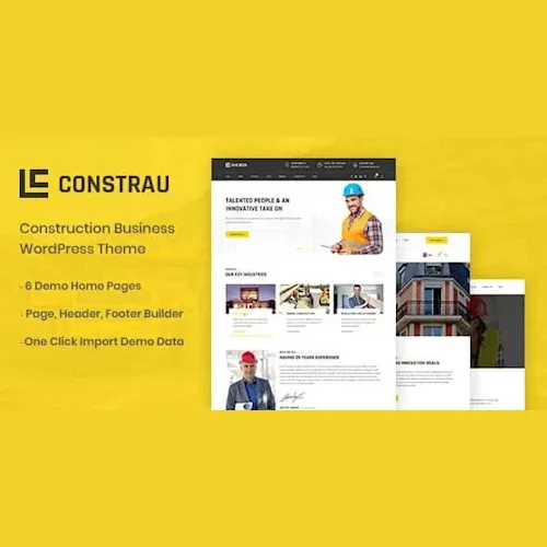 Constrau - Construction Business WordPress Theme