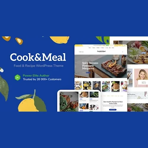 Cook&Meal - Food Blog & Recipe WordPress Theme