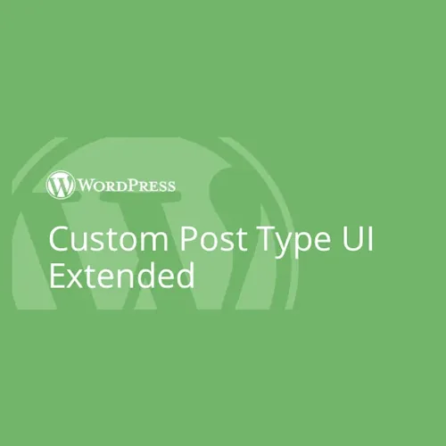 Custom Post Type UI Extended
