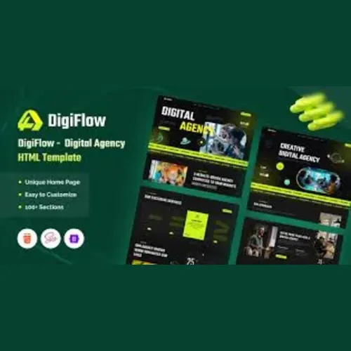 DigiFlow – Digital Agency WordPress Theme