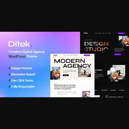 Ditek - Digital Agency Creative Portfolio WordPress Theme