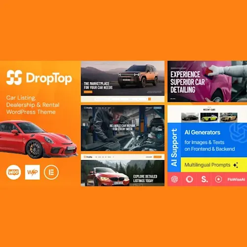 Drop-Top – Car Listing, Dealership & Rental WordPress Theme