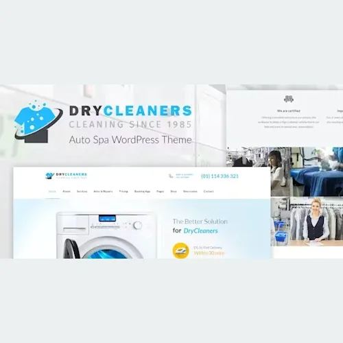 Dry Cleaning – Laundry Services WordPress Theme