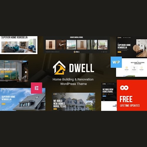 Dwell Home Building & Renovation WordPress Theme