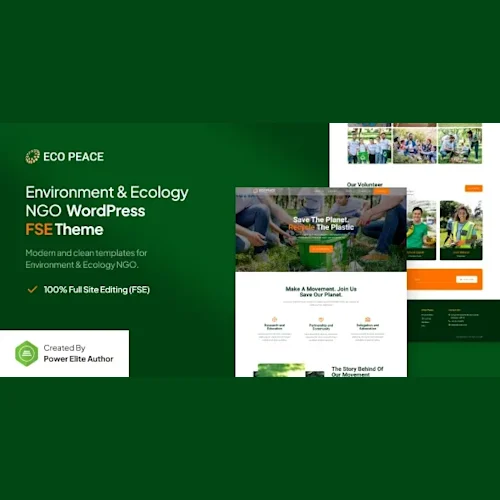 EcoPeace – Environment & Ecology NGO FSE WordPress Theme