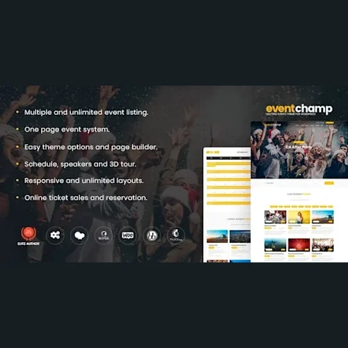 Event Champ – Multiple Events & Conference Theme