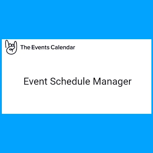 Event Schedule Manager