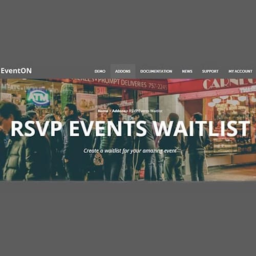 EventOn RSVP Events Waitlist Addon