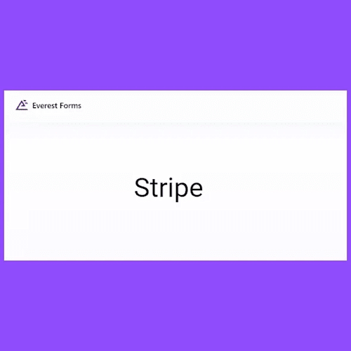 Everest Forms Stripe Payment Gateway