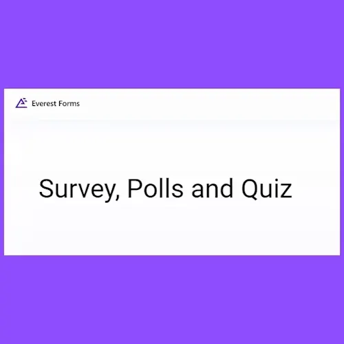 Everest Forms Survey, Polls and Quiz