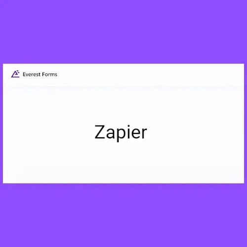 Everest Forms Zapier Integration