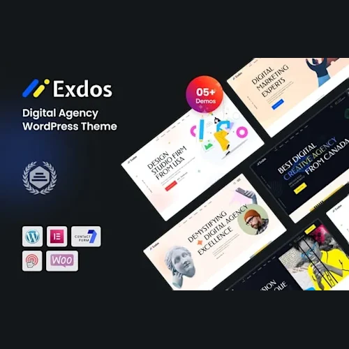 Exdos – Digital Agency WordPress Theme
