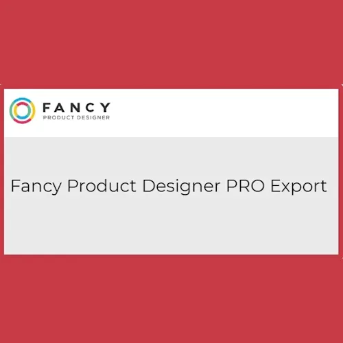 Fancy Product Designer PRO Export Add-on