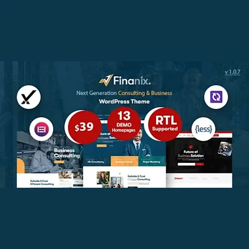 Finanix - Business WordPress Theme