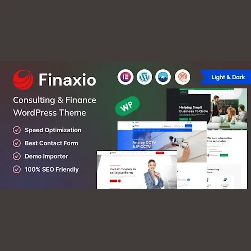 Finaxio - Consulting & Finance WordPress Theme
