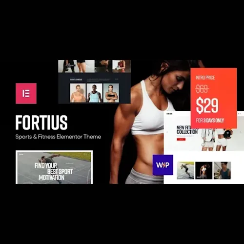 Fortius – Sports & Fitness Elementor WordPress Theme