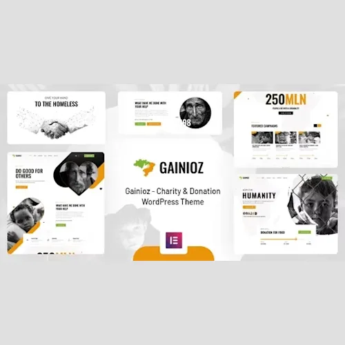 Gainioz – Charity & Donation WordPress Theme