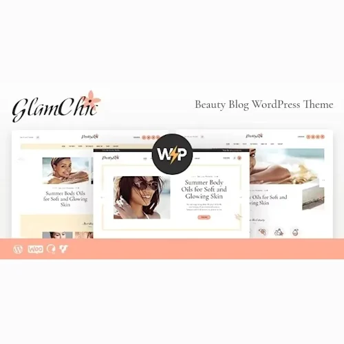 GlamChic - Beauty Blog & Online Magazine WordPress Theme