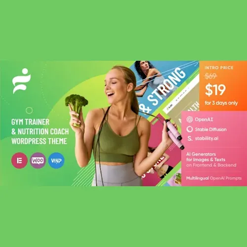 Glare - Dietitian & Health Coach WordPress Theme