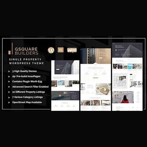Gsquare - Real Estate WordPress Theme