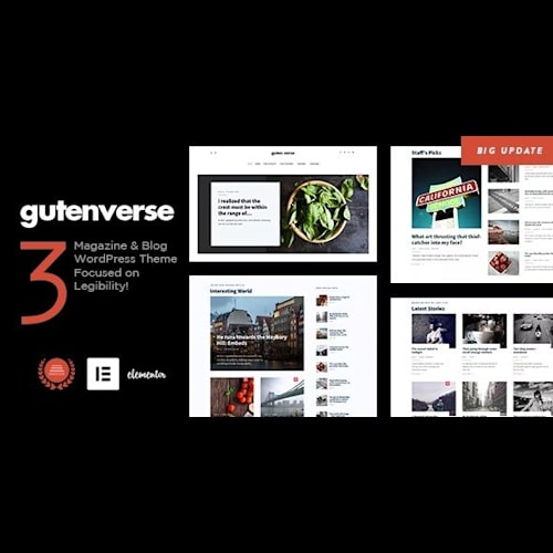 GutenVerse – Magazine and Blog Theme