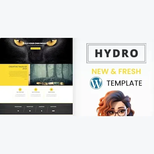 HYDRO - One Page Portfolio WordPress Theme