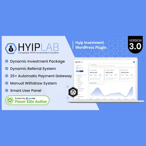 HYIPLab - HYIP Investment WordPress Plugin