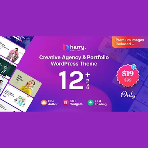 Harry - Creative Agency & Portfolio WordPress Theme