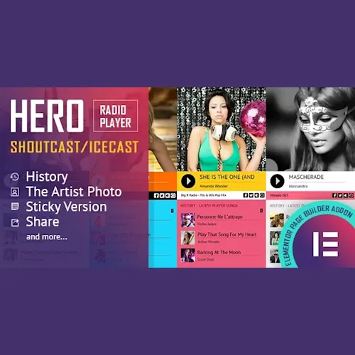 Hero – Shoutcast and Icecast Radio Player
